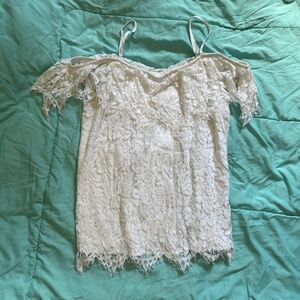 White tank top blouse